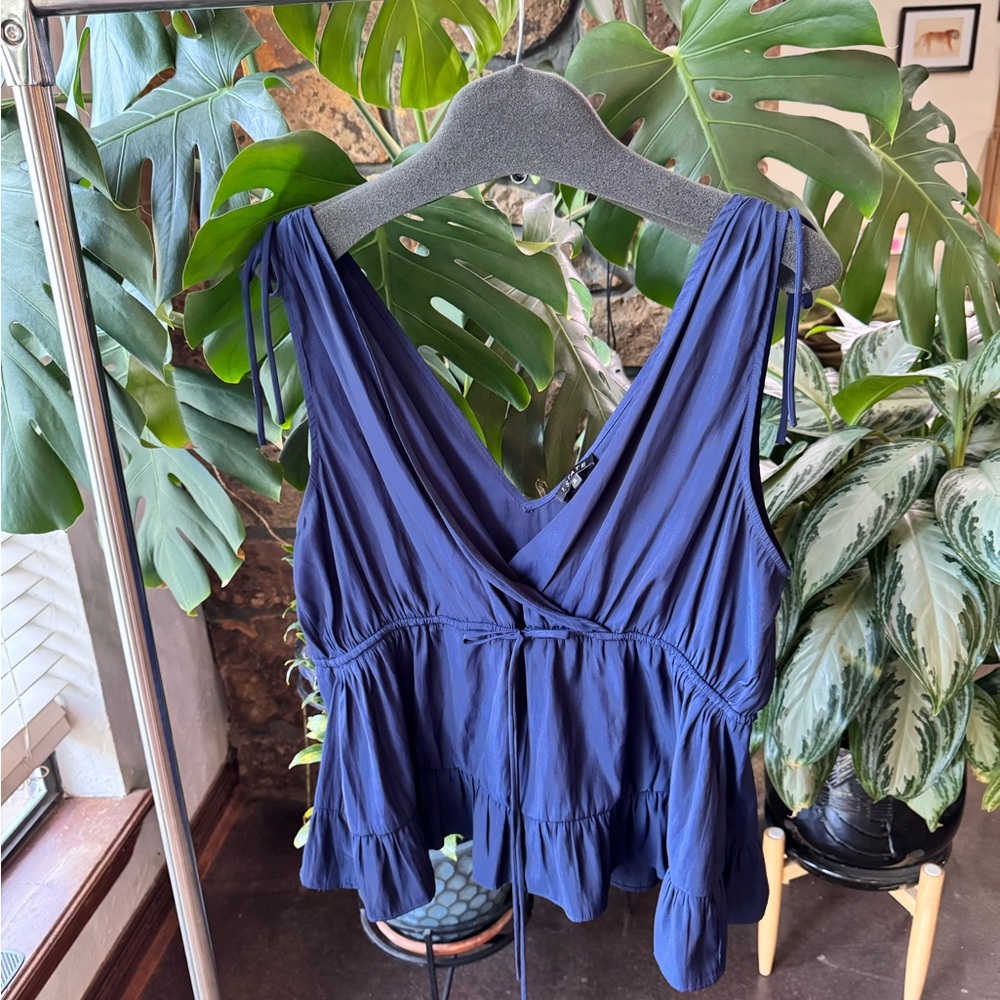 1. State Navy Sleeveless Top